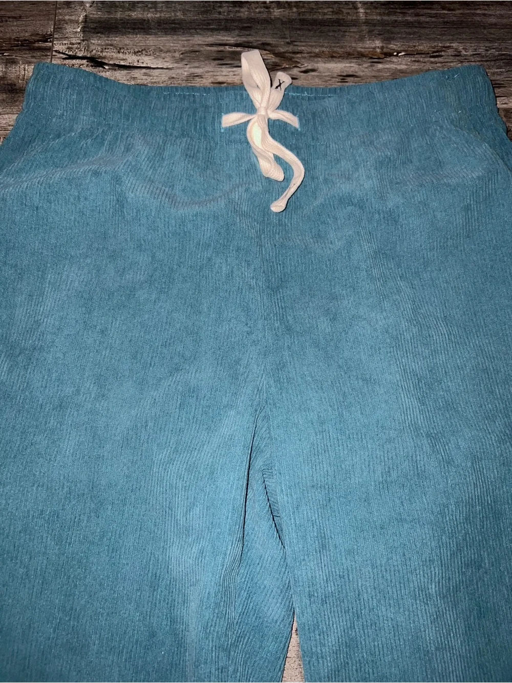 Teal Blue corduroy Pants